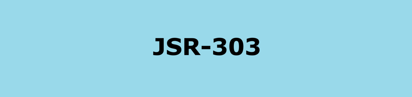 JSR303